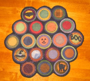 Halloween Penny Rug