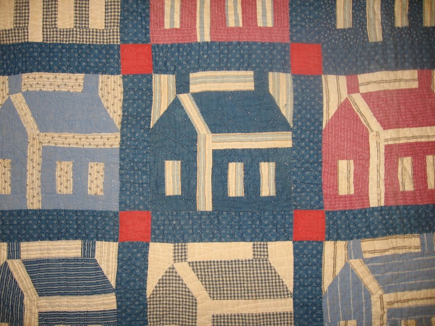 Schoolhouse Quilt Detail