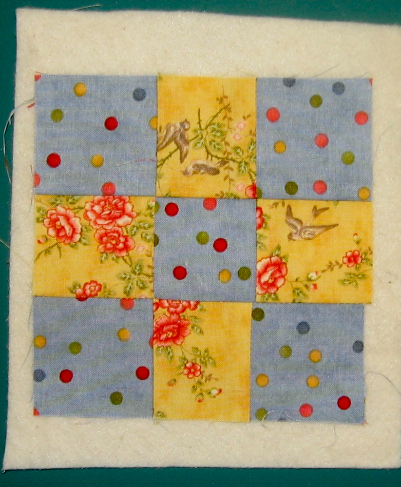 Easy Nine Patch Coaster - Step 9