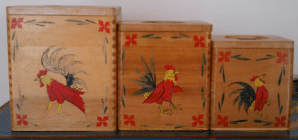 Rooster Cannisters